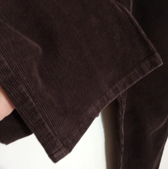 Liz Claiborne Lizwear jeans brown corduroy pants women size 8 - Picture 6 of 6